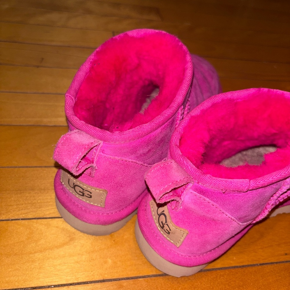 UGG Fuchsia Suede Boots